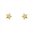 Pendientes de bebé en oro Estrellita con diamantes (0314497)
