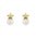 Pendientes de Bebé de oro con Perlas y Diamantes (0316440)