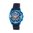Reloj TOUS Drive Crono de acero anodizado azul con correa de piel azul