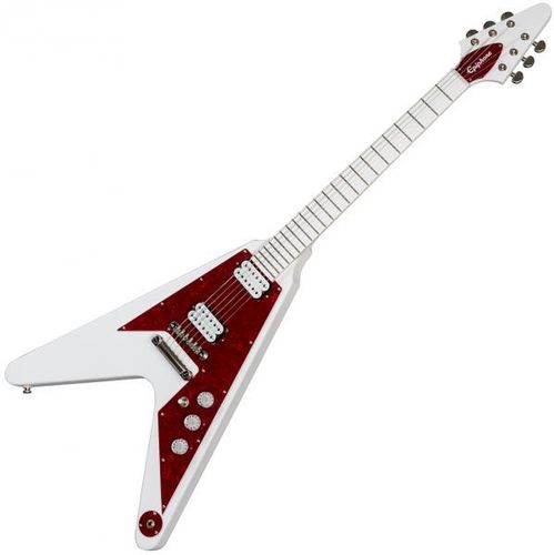 GUITARRA Epiphone Dave Rude Signature Flying V Outfit Ltd - alpine white