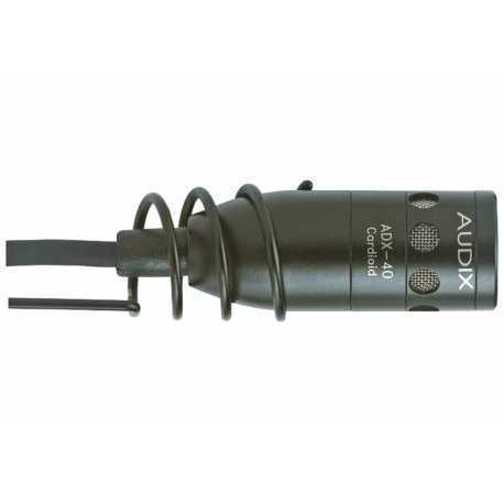 AUDIX Micrófono de condensador para solapa (lavalier) ADX40-HC NEGRO