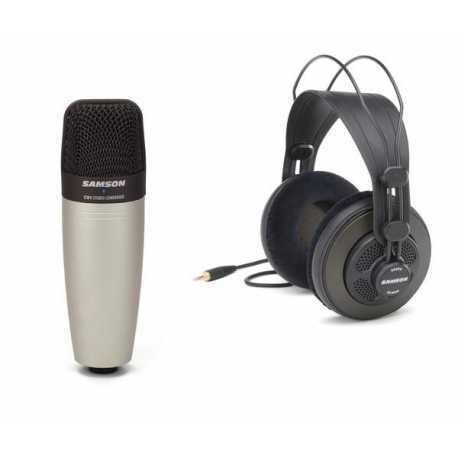 SAMSON Microfono de condensador PACK 2: C01 + SR850